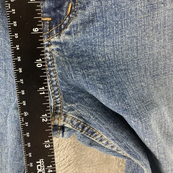 Arizona Jeans Mens 36x36 Flex Relaxed Straight Sits Below Waist Blue Denim - Picture 12 of 16